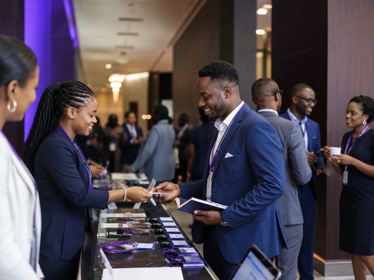 Association members and delegates connecting at a professional event