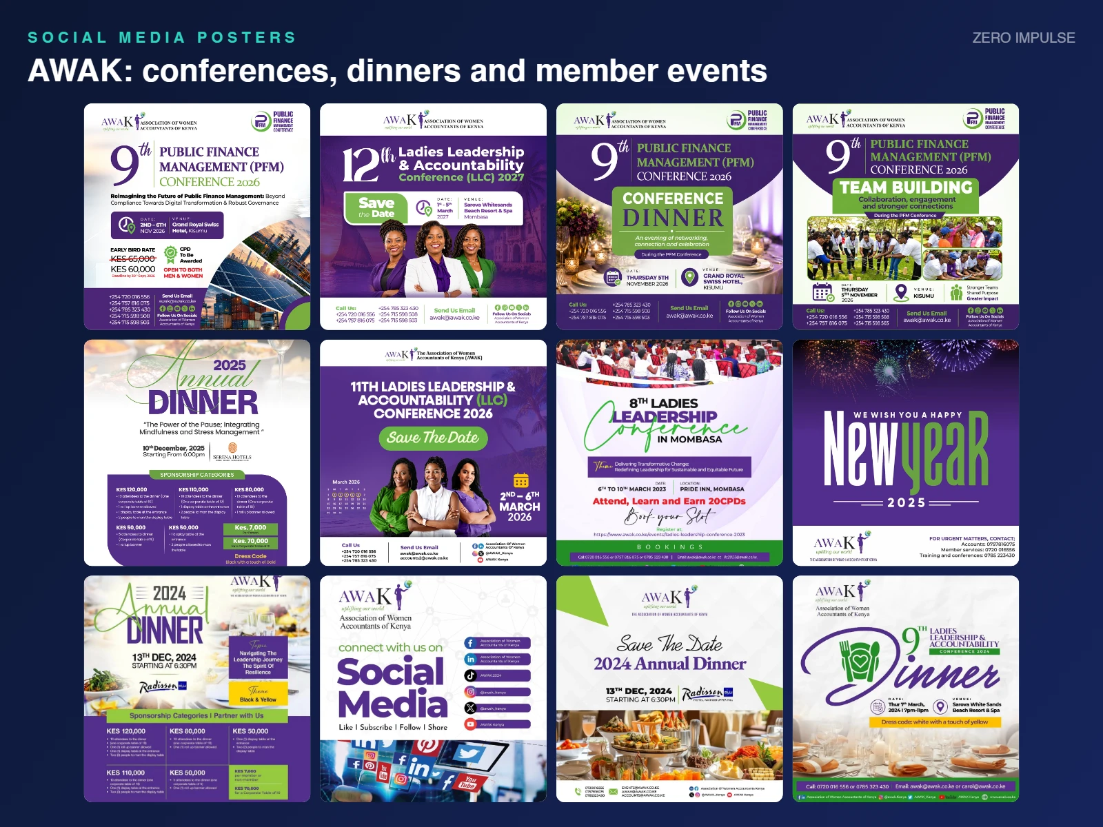 Year-round social media and event campaigns for professional associations, image 4